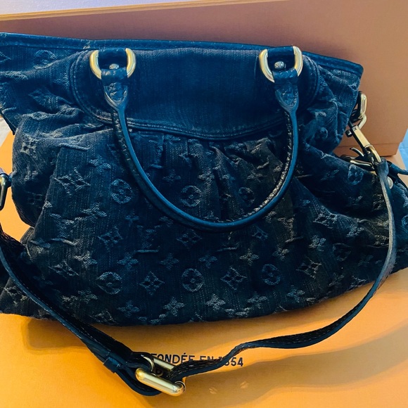 Louis Vuitton Monogram Denim Neo Cabby MM Tote - Picture 10 of 16